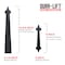 Dura-Lift Standard Ultra-Life Magnetic Decorative Carriage-Style Garage Door Hardware (4 Hinges, 2 Handles) DLADMHL - alternate 2